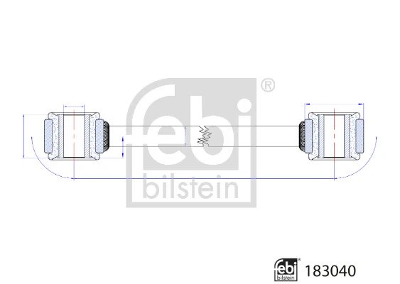 Bieleta stabilizator Febi Bilstein 183040