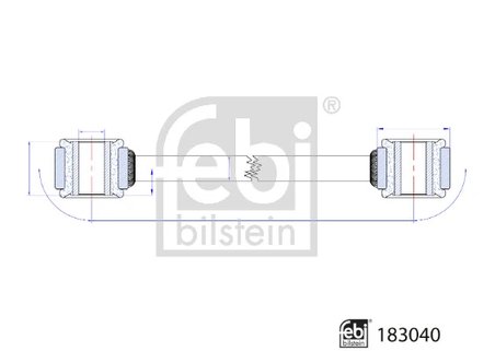 Bieleta stabilizator Febi Bilstein 183040