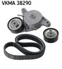 Set curea transmisie cu caneluri SKF VKMA 38290