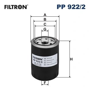 FILTRU COMBUSTIBIL FILTRON PP 922/2 - Compatibil cu MAZDA