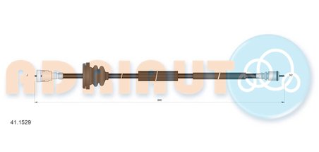 ARBORE TAHOMETRU ADRIAUTO 41.1529 - Piesa auto compatibila cu mai multe marci