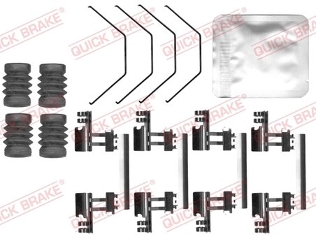 SET ACCESORII PLACUTE FRANA QUICK BRAKE 109-0170 - Compatibil cu MAZDA