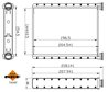 SCHIMBATOR CALDURA INCALZIRE HABITACLU NRF 54440 - Compatibil cu DAIHATSU, TOYOTA