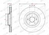 Disc frana Ferodo DDF3074C