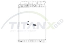 Radiator racire motor TITANX RX119015