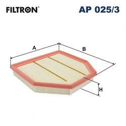 FILTRU AER FILTRON AP 025/3 - Compatibil cu BMW, WIESMANN