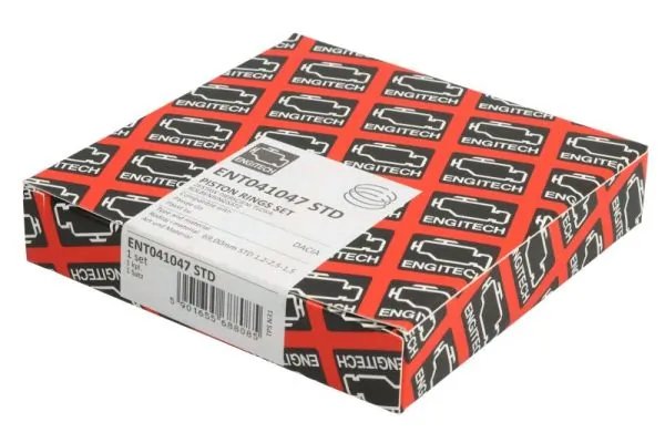 SET SEGMENTI PISTON ENGITECH ENT041047 STD - Compatibil cu DACIA, NISSAN, PROTON, RENAULT