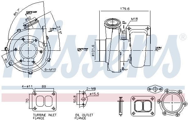 Turbina Nissens 93782