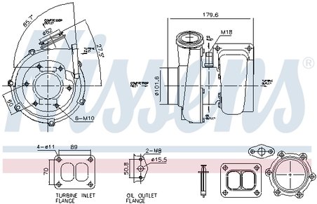 Turbina Nissens 93782