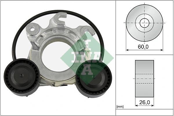 Intinzator curea distributie INA 534 0858 10