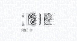 VENTILATOR RADIATOR RACIRE MAGNETI MARELLI 069422853010 - Compatibil cu FIAT