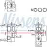 SUPAPA EXPANSIUNE CLIMA NISSENS 999455 - Compatibil cu TOYOTA