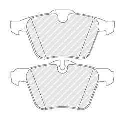 Set placute frana Ferodo FDB5236