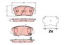Set placute frana TRW GDB2375