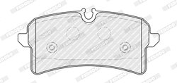 SET PLACUTE FRANA FERODO FDB5383 - Compatibil cu PORSCHE
