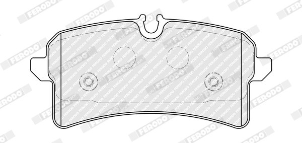 SET PLACUTE FRANA FERODO FDB5383 - Compatibil cu PORSCHE