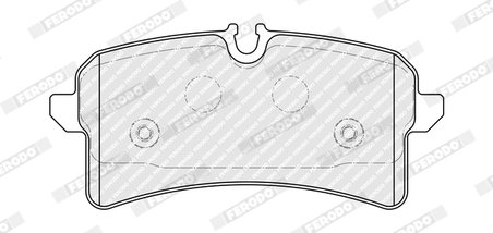 SET PLACUTE FRANA FERODO FDB5383 - Compatibil cu PORSCHE
