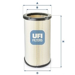 FILTRU AER UFI 27.415.00 - Piesa auto compatibila cu mai multe marci