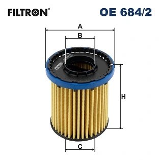 FILTRU ULEI FILTRON OE 684/2 - Compatibil cu OPEL, VAUXHALL