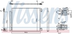 RADIATOR CLIMATIZARE NISSENS 940949 - Compatibil cu RENAULT