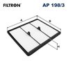 FILTRU AER FILTRON AP 198/3 - Compatibil cu HYUNDAI, KIA