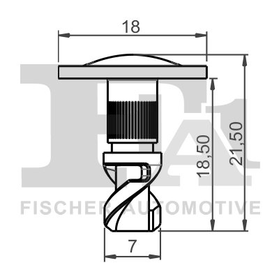 CLIPS, ACOPERIRE DECORATIVA SI PROTECTIE FA1 11-40094.10 - Compatibil cu AUDI, SEAT, SKODA, VW