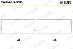 CUZINETI BIELA GLYCO 71-5140/4 STD - Compatibil cu CITROEN, FIAT, IVECO, MULTICAR, PEUGEOT