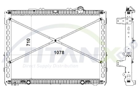 Radiator racire motor TITANX RX179015