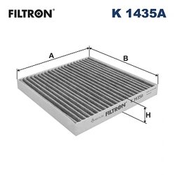 FILTRU AER HABITACLU FILTRON K 1435A - Compatibil cu CITROEN, HYUNDAI, MITSUBISHI, PEUGEOT
