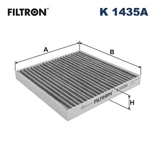 FILTRU AER HABITACLU FILTRON K 1435A - Compatibil cu CITROEN, HYUNDAI, MITSUBISHI, PEUGEOT