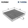 FILTRU AER HABITACLU FILTRON K 1435A - Compatibil cu CITROEN, HYUNDAI, MITSUBISHI, PEUGEOT