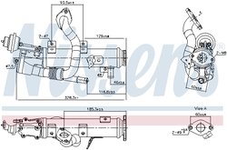 RADIATOR RECIRCULARE GAZE ESAPAMENT NISSENS 989448 - Compatibil cu AUDI, SEAT