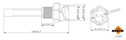 Senzor nivel lichid de racire NRF 453020