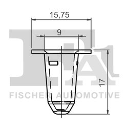 CLIPS, ACOPERIRE DECORATIVA SI PROTECTIE FA1 11-60035.25 - Compatibil cu AUDI