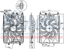 VENTILATOR RADIATOR RACIRE NISSENS 85937 - Compatibil cu FIAT