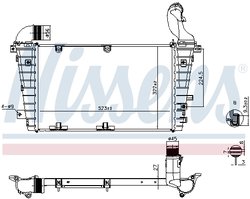 Intercooler Nissens 961267
