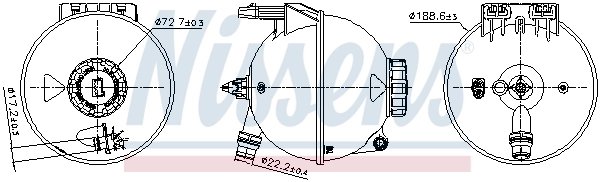 Vas expansiune lichid racire Nissens 996309