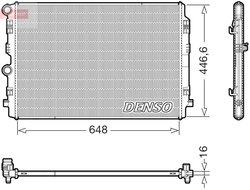 Radiator racire motor Denso DRM02050