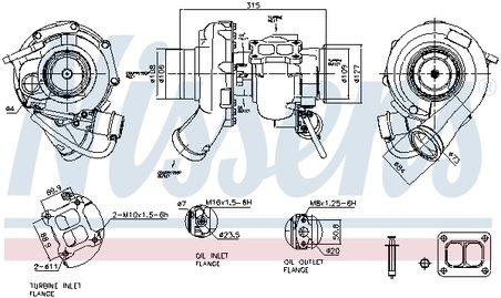 Turbina Nissens 93677