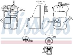 Vas expansiune lichid racire Nissens 996350