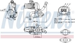 Supapa EGR Nissens 98232