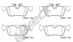 Set placute frana Breck 25331 00 651 00