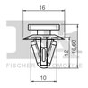 clips, acoperire decorativa si protectie FA1 73-40002.10