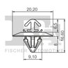 CLIPS, ACOPERIRE DECORATIVA SI PROTECTIE FA1 33-40014.10 - Compatibil cu IVECO, NISSAN, OPEL, RENAULT, VAUXHALL