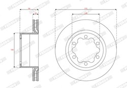 Disc frana Ferodo DDF3106C-1