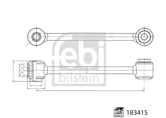 BIELETA STABILIZATOR FEBI BILSTEIN 183415 - Compatibil cu MERCEDES-BENZ