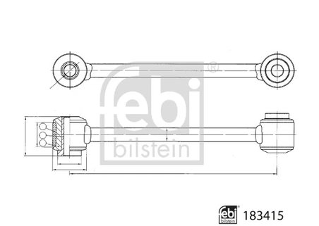 BIELETA STABILIZATOR FEBI BILSTEIN 183415 - Compatibil cu MERCEDES-BENZ