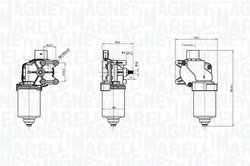 Motor stergator Magneti Marelli 064372300010