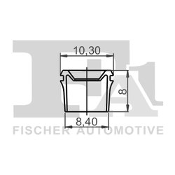 CLIPS, ACOPERIRE DECORATIVA SI PROTECTIE FA1 33-60002.5 - Compatibil cu MERCEDES-BENZ