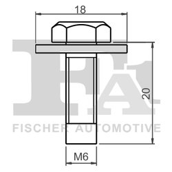 CLIPS, ACOPERIRE DECORATIVA SI PROTECTIE FA1 21-70001.10 - Compatibil cu CITROEN, PEUGEOT